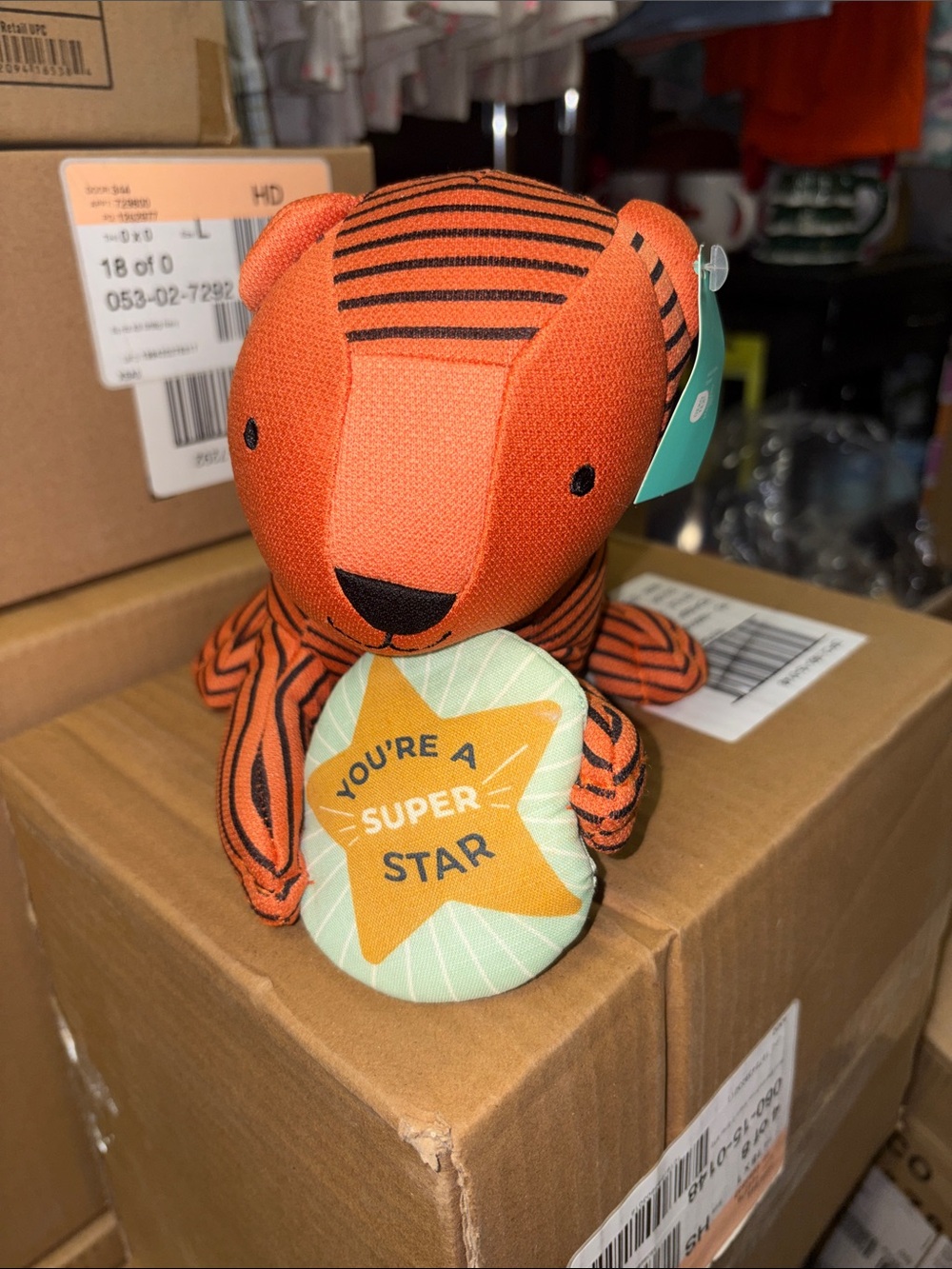 Pillowfort tiger - Orange - You're A Super Star